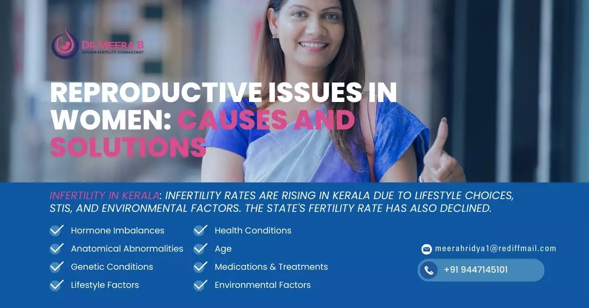 Discussing reproductive issues among women.