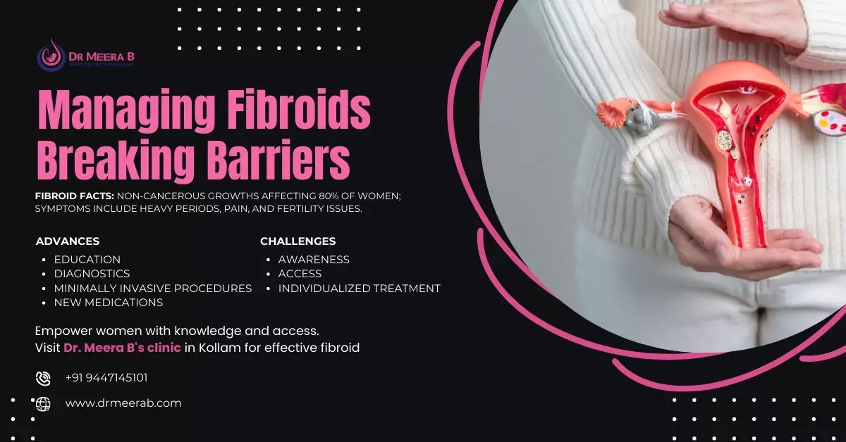 Discussing managing fibroids.