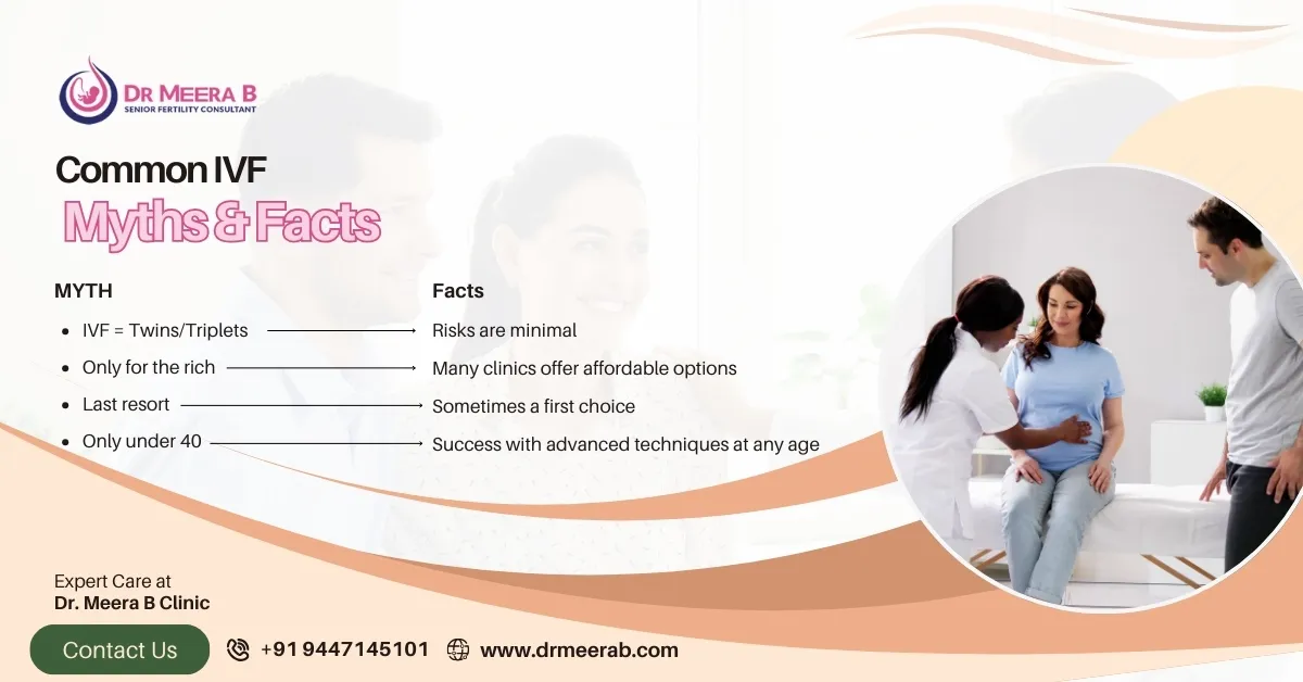 Let us discuss some of the myths & misconceptions about IVF that give birth to uncertainties in the minds of many couples.